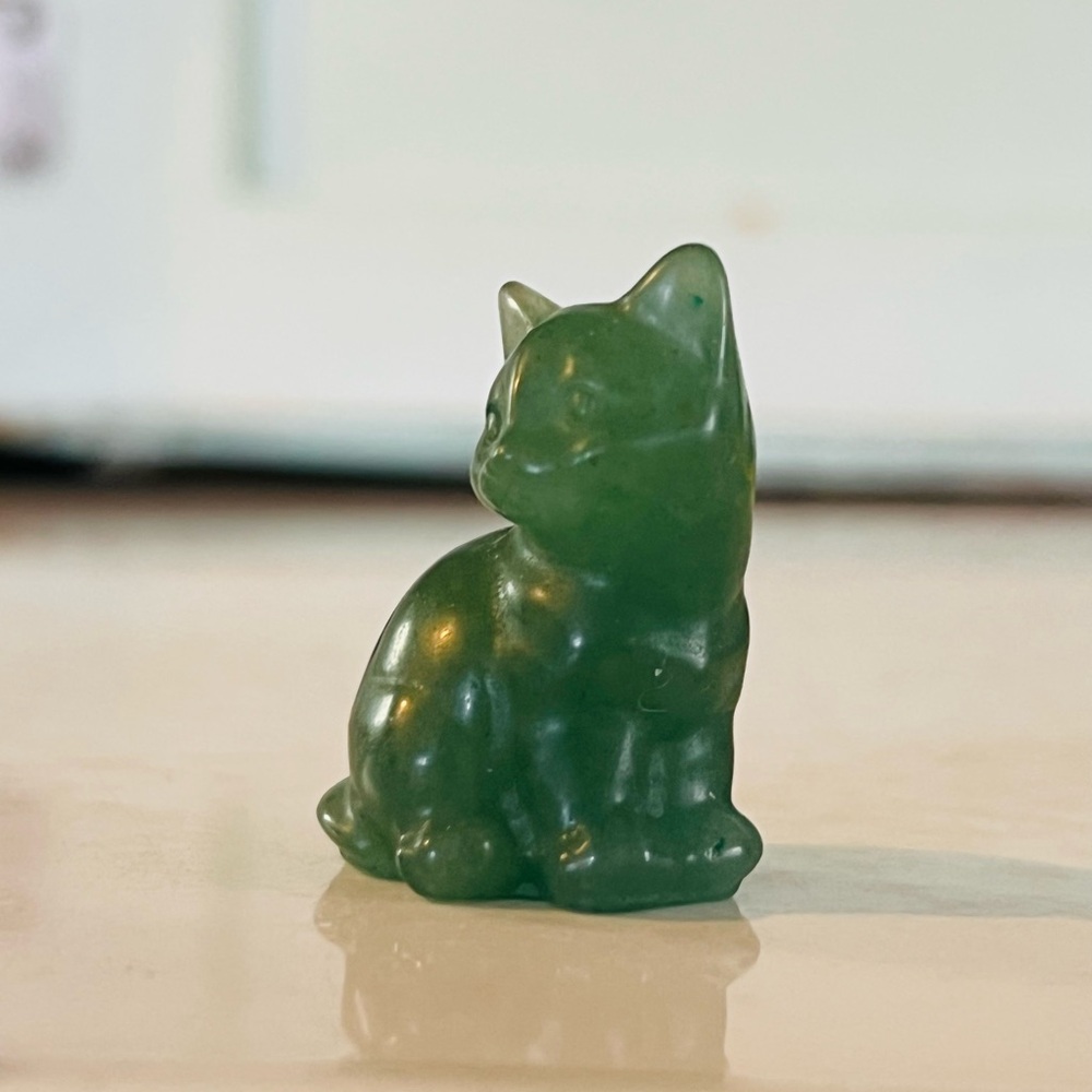 Jade Stone Cat - Picture 6 of 11